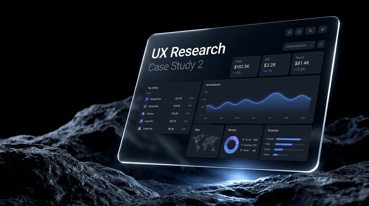 SaaS onboarding case study cover — sign-up to activation flow concept